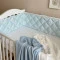 Бортик стёганый "Baby Dream" на 3 стороны сатин голубой, арт. 1003527 купить в Украине | код товара: 1003527